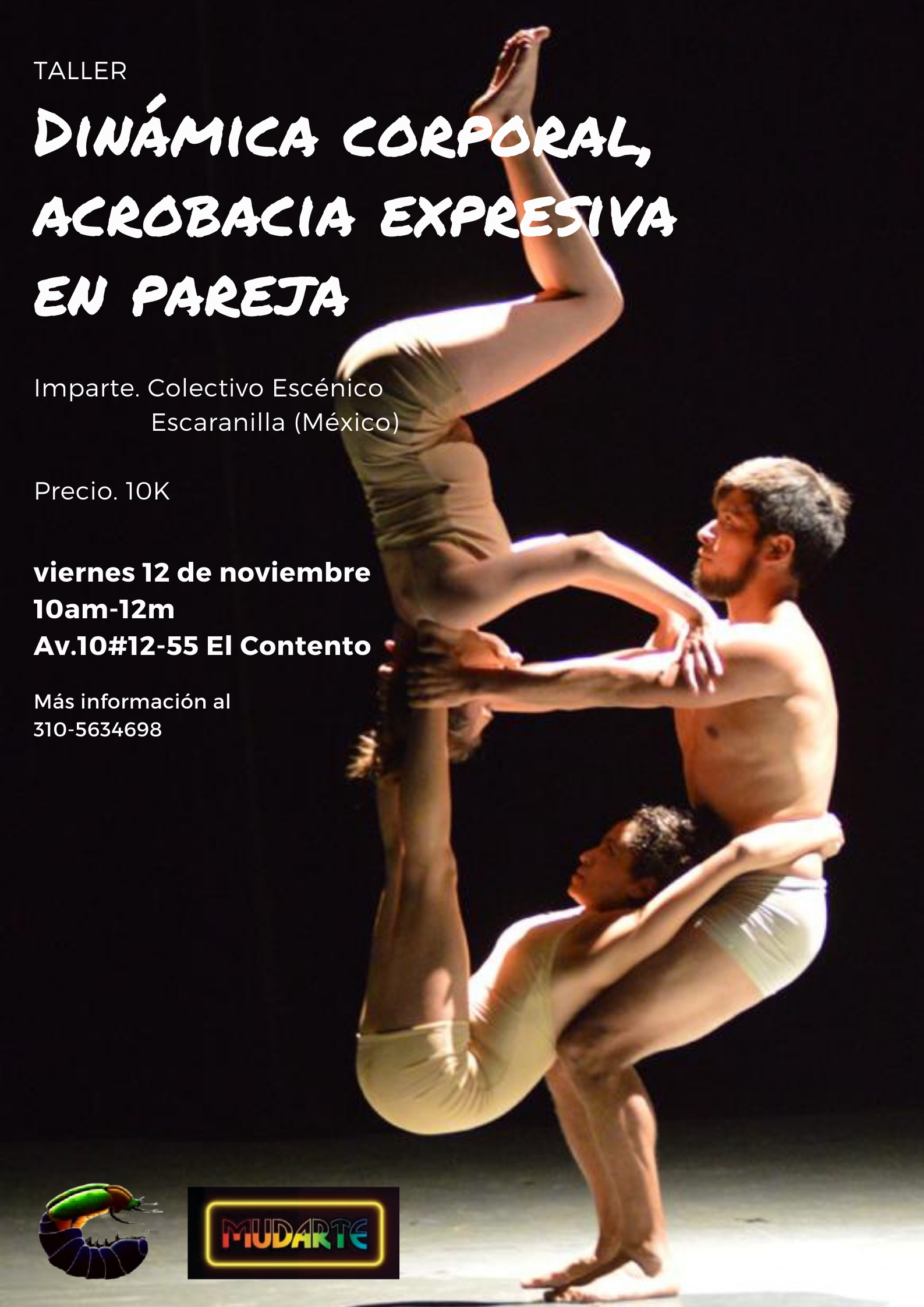 TALLER. Dinámica corporal, acrobacia expresiva en pareja